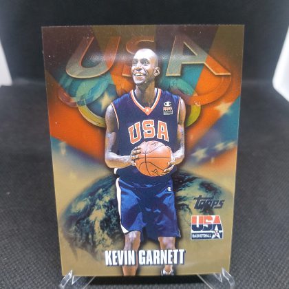 2000-2001 Topps USA Basketball Kevin Garnett #52 USA GOLD